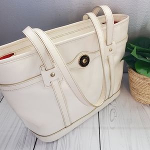 Dooney Bourke Logo Lock Tote